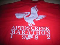 '82 NIKE APTOS CREEK MARATHON OFFICIAL POLOSHIRTS